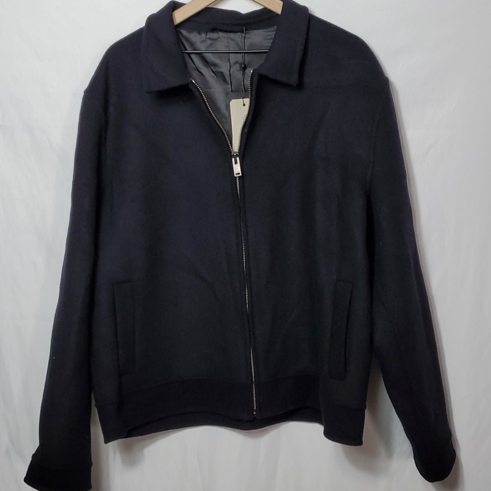Wool Dark Navy Blue Jacket